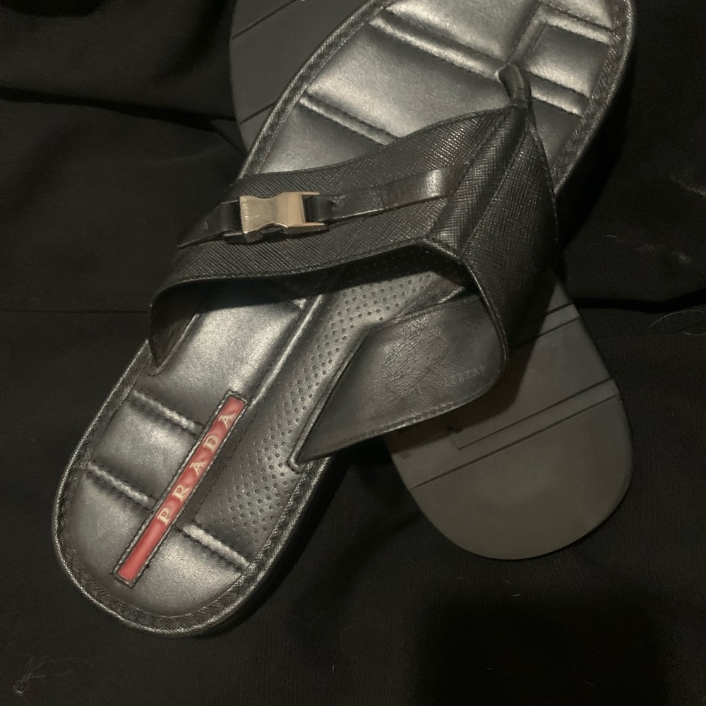 Prada Mens  flip flops . Size 10.5